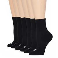 Xersion Essential Performance Womens Breathable 6 Pair Quarter Ankle Socks