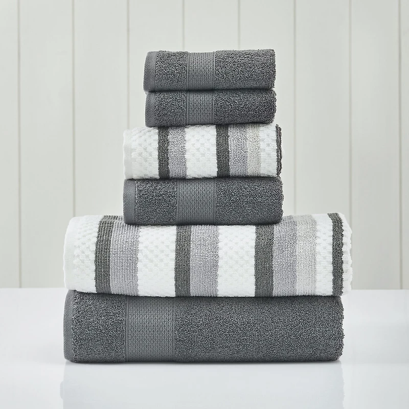 Modern Threads Pax Towel Collection 6-pc. Quick Dry Bath Set