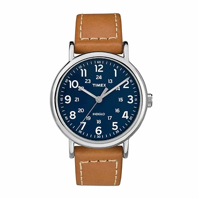 Timex Weekender 40MM Mens Brown Strap Watch-Tw2r42500jt