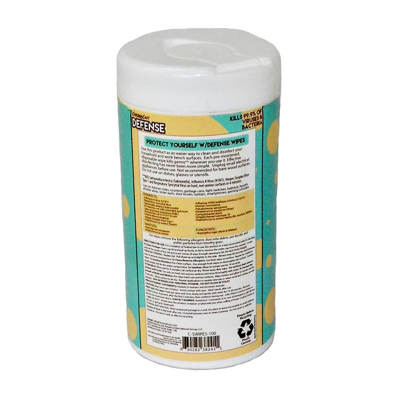 ChromaCast Defense Work Bench & Microphone Cleaning Wipes, 100 count