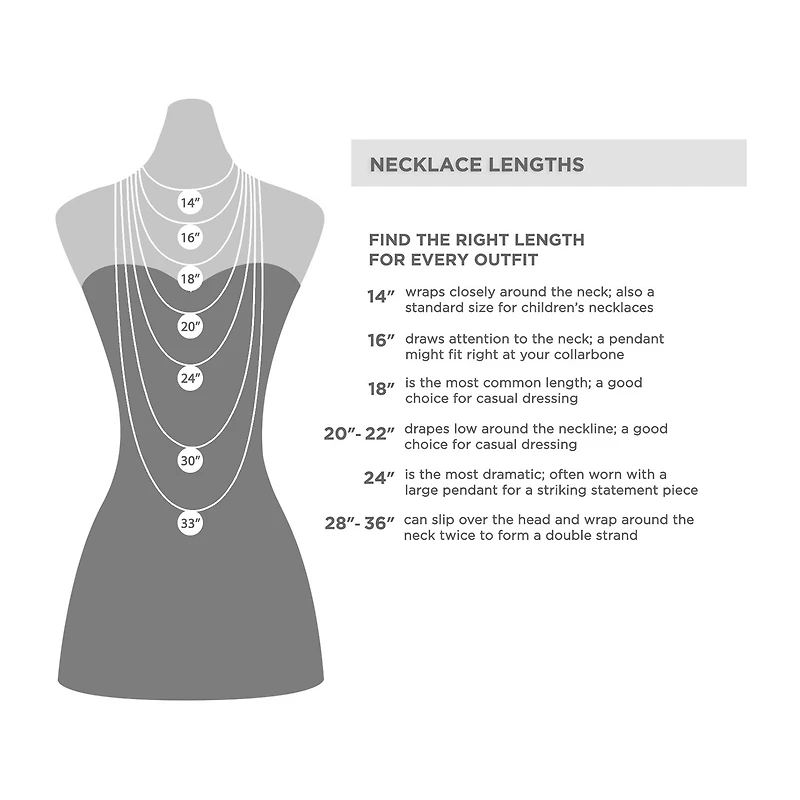 Liz Claiborne Womens Inch Pendant Necklace