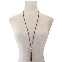 Liz Claiborne Womens White Simulated Pearl 32 Inch Pendant Necklace