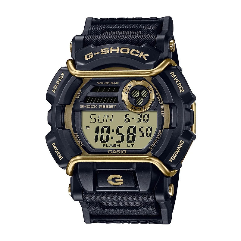 Casio Mens Multi-Function Digital Black Strap Watch Gd-400gb-1b2cr