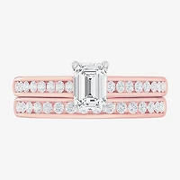 G-H / Si1-Si2) Womens / CT. T.W. Lab Grown White Diamond 14K Gold Side Stone Bridal Set