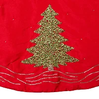 Kurt Adler 60in Red Green Tree Indoor Tree Skirt
