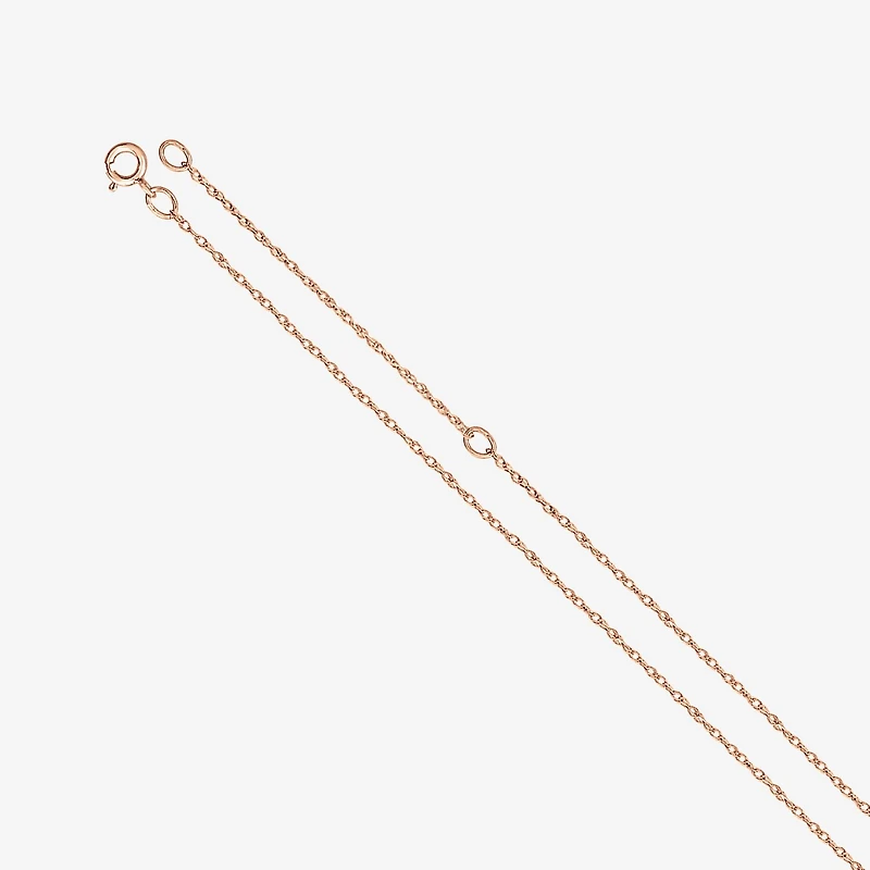 Womens Personalized Diamond Accent Name Pendant Necklace