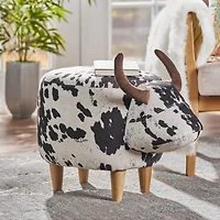 Bessie Upholstered Animal Ottoman