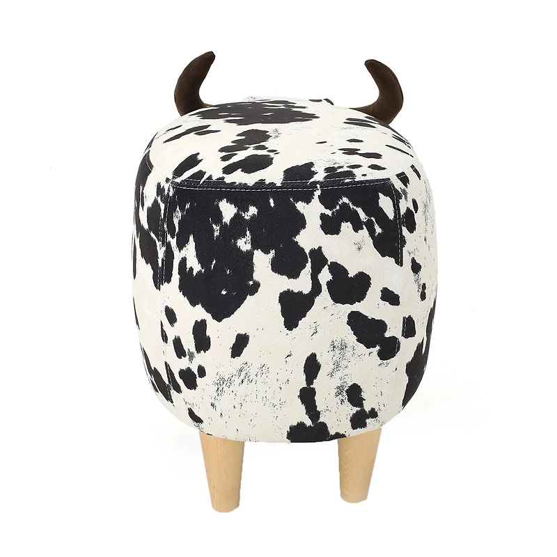 Bessie Upholstered Animal Ottoman