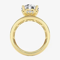 Grown Gorgeous Vs2, F Womens 4 1/4 CT. T.W. Lab White Diamond 14K Gold or Platinum Round Side Stone Bridal Set