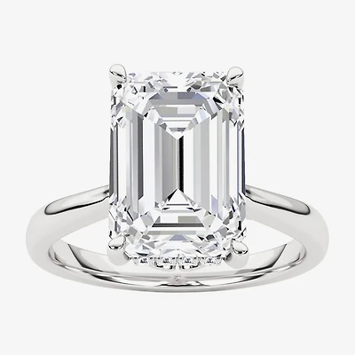 Grown Gorgeous F, Vs2 Womens 3 1/2 CT. T.W Lab White Diamond 14K Gold Solitaire Engagement Ring