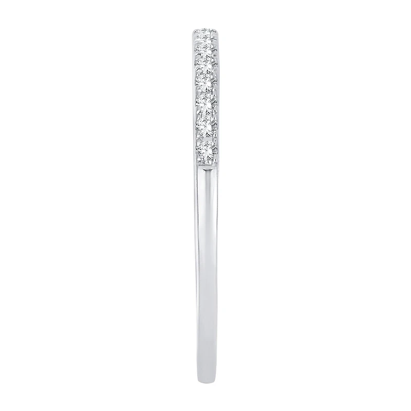 Womens Diamond Accent Natural White 10K Gold Wedding Band