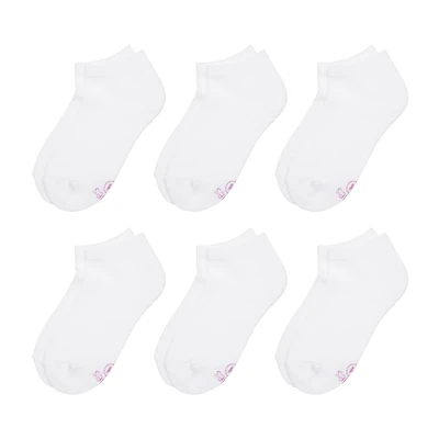 Hanes Ultimate Little & Big Girls 6 Pair Low Cut Socks