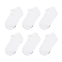 Hanes Ultimate Little & Big Girls 6 Pair Low Cut Socks