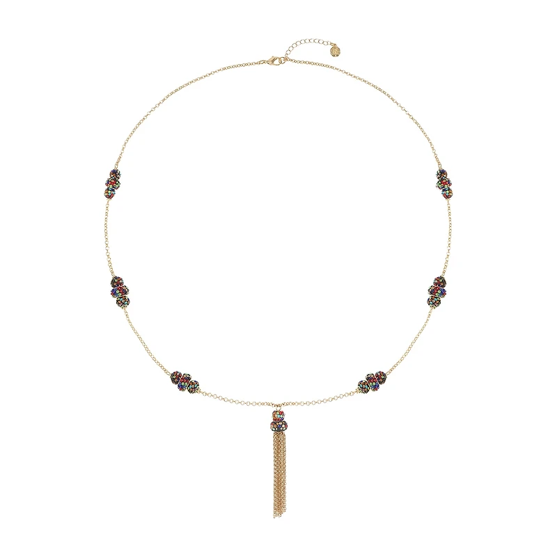 Monet Jewelry Womens Multi Color 31 Inch Pendant Necklace