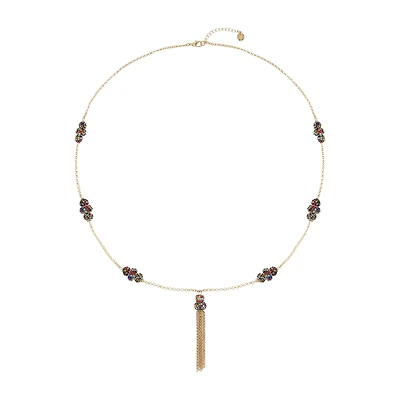 Monet Jewelry Womens Multi Color 31 Inch Pendant Necklace
