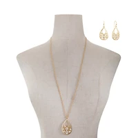 Mixit Womens White 2-pc. Jewelry Set