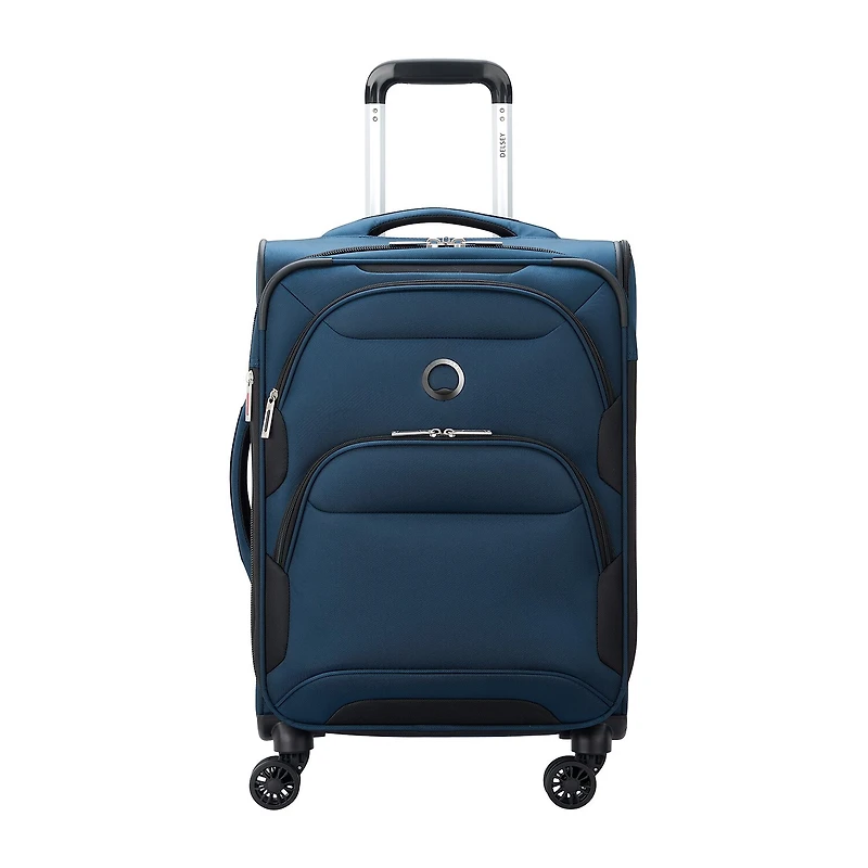 Delsey Paris Sky Max 2.0 20 Inch Softside Expandable Lightweight Carry-On Spinner Luggage
