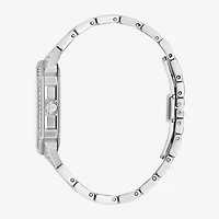 Bulova Octava Mens Crystal Accent Silver Tone Stainless Steel Bracelet Watch 96a285
