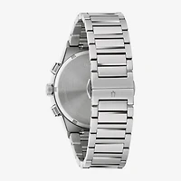 Bulova Modern Millennia Mens Chronograph Silver Tone Stainless Steel Bracelet Watch 96c149