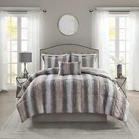 Madison Park Marselle 4-pc. Faux Fur Comforter Set