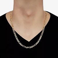Mens 22 - 30 Inch 10K Gold Link Necklace