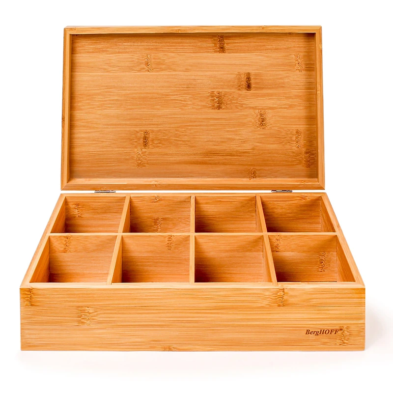 BergHOFF Bamboo 2-pc. Tea Box Flatware Caddy Set