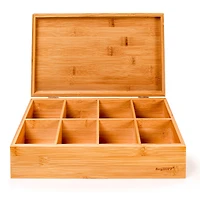 BergHOFF Bamboo 2-pc. Tea Box Flatware Caddy Set