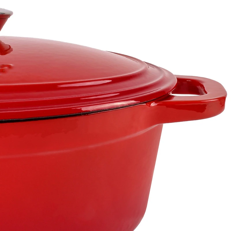BergHOFF Neo Cast Iron Oval Covered Casserole 5-qt.