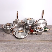 BergHOFF Ouro Stainless Steel 11-pc. Cookware Set