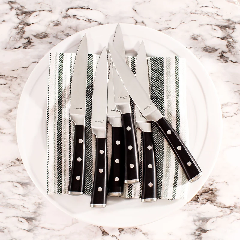 BergHOFF Classico 6-pc Steak Knife Set with Wood Case