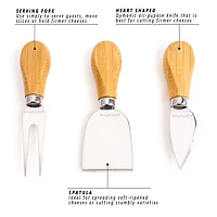 BergHOFF Bamboo 4-pc. Multi-level Cheese Board Set