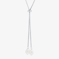 Silver Reflections Bolo Womens Pure Silver Over Brass 24 Inch Y Necklace