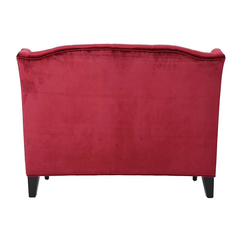 Leora Curved Slope-Arm Upholstered Loveseat