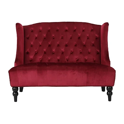 Leora Curved Slope-Arm Upholstered Loveseat
