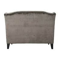 Leora Curved Slope-Arm Upholstered Loveseat