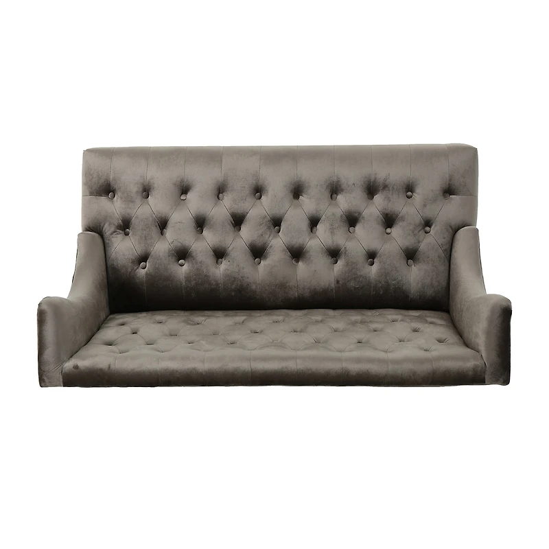 Leora Curved Slope-Arm Upholstered Loveseat