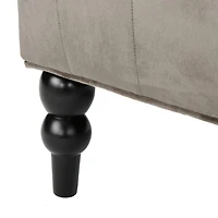 Leora Curved Slope-Arm Upholstered Loveseat