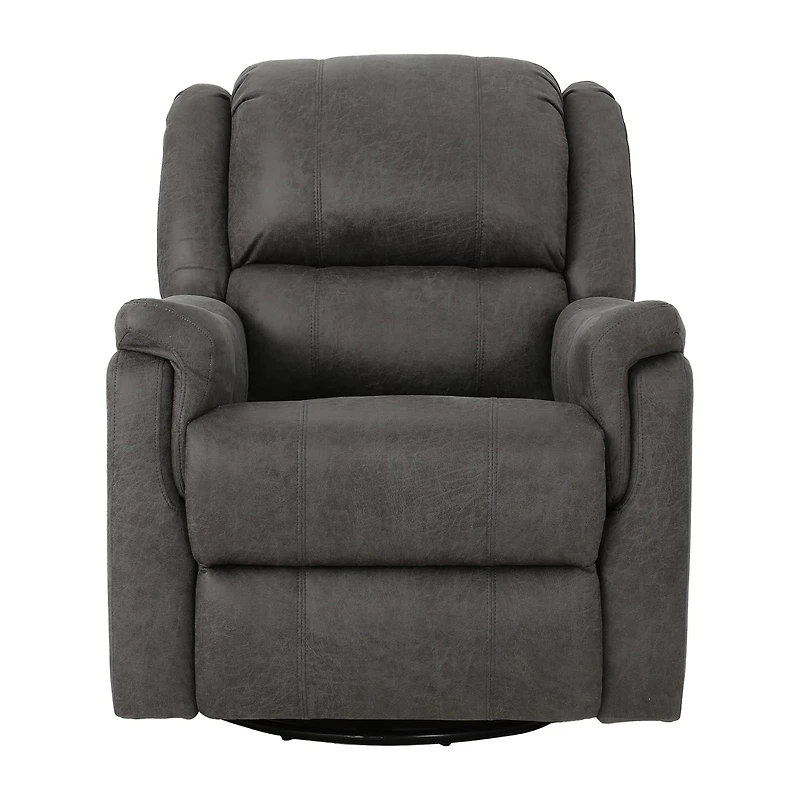 Jennette Swivel Sharkfin-Arm Recliner
