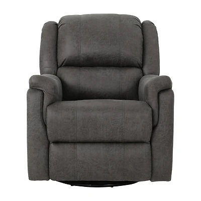 Jennette Swivel Sharkfin-Arm Recliner