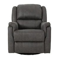 Jennette Swivel Sharkfin-Arm Recliner