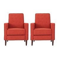 Mervynn Tufted Track-Arm Recliner