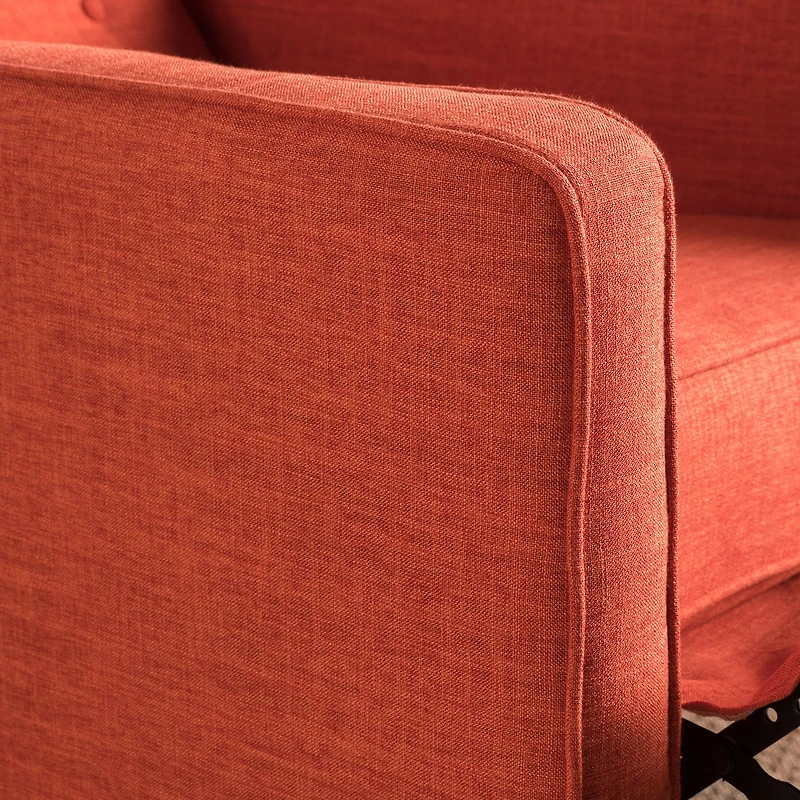 Mervynn Tufted Track-Arm Recliner