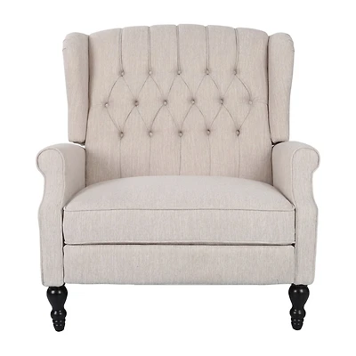 Apaloosa Tufted Roll-Arm Recliner