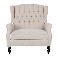 Apaloosa Tufted Roll-Arm Recliner