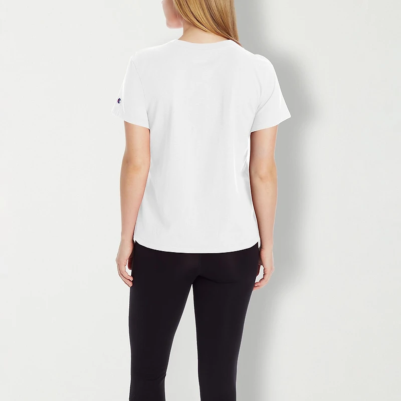 Champion Womens Crew Neck Short Sleeve Active T-Shirt