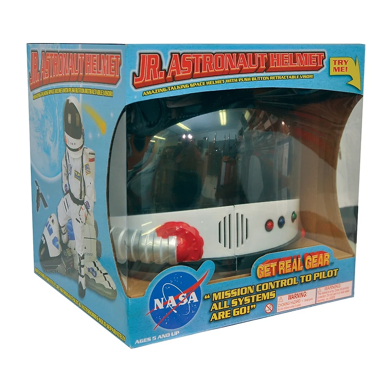 Little & Big Kid Unisex Talking Astronaut Helmet Costume Accessory