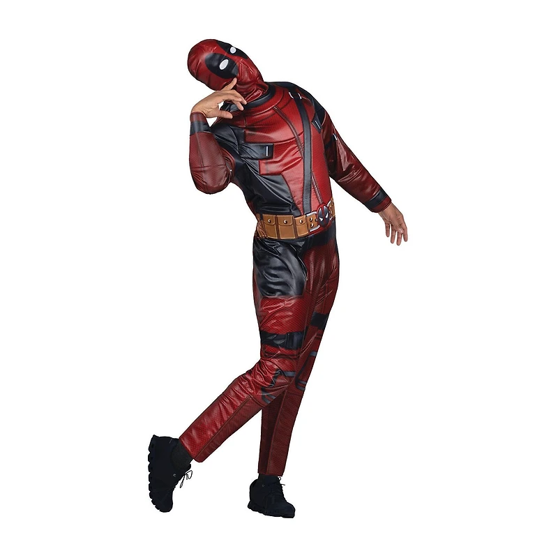 Mens Qualux Deadpool Marvel Costume