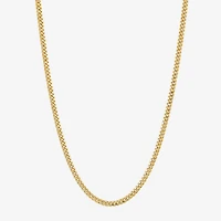Unisex Adult 14K Gold 22 Inch Curb Chain Necklace