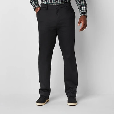 St. John's Bay Universal Easy Care Extender Mens Classic Fit Big and Tall Flat Front Pant