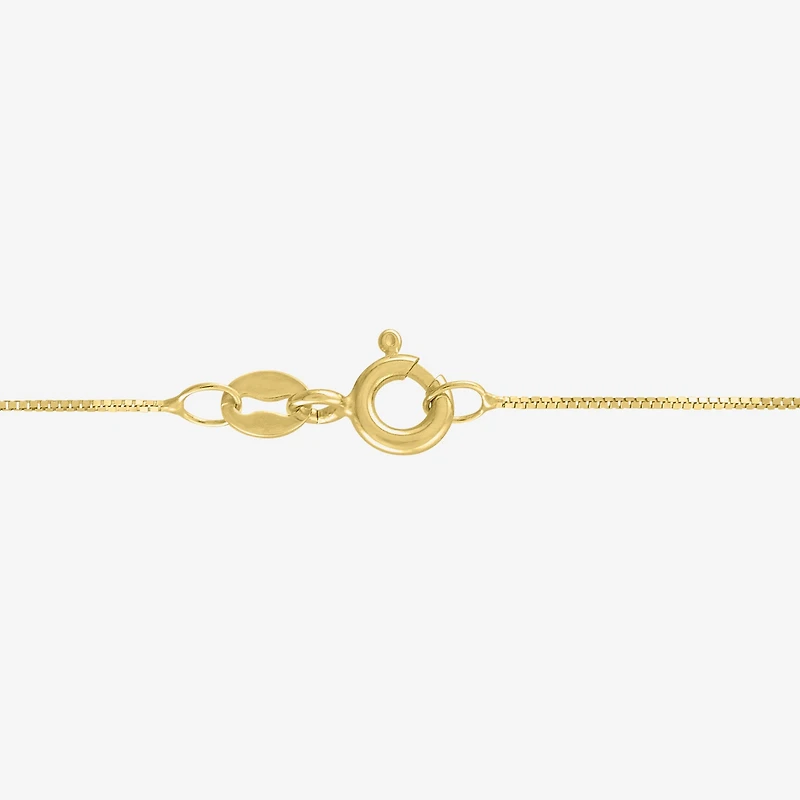 Gemstone 14K Gold Over Silver Cushion Pendant Necklace